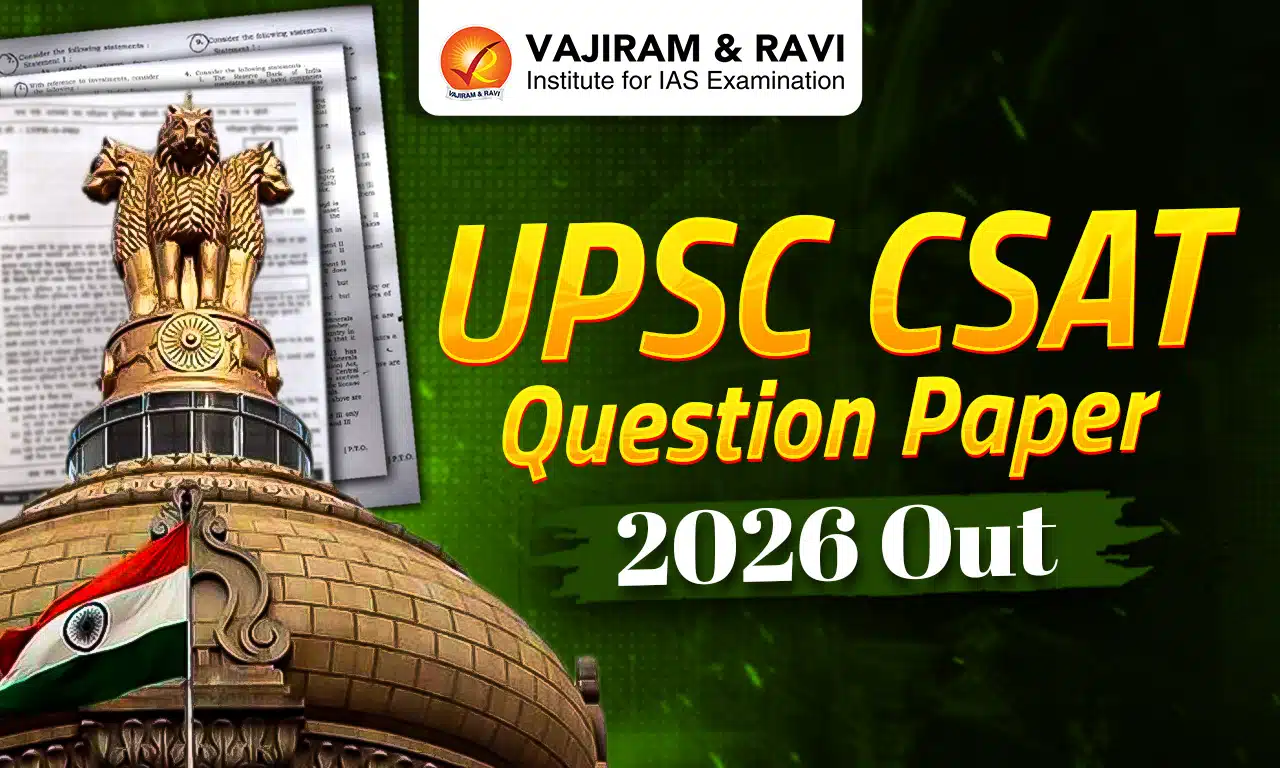 UPSC CSAT Question Paper 2026 Out, Download PDF Now